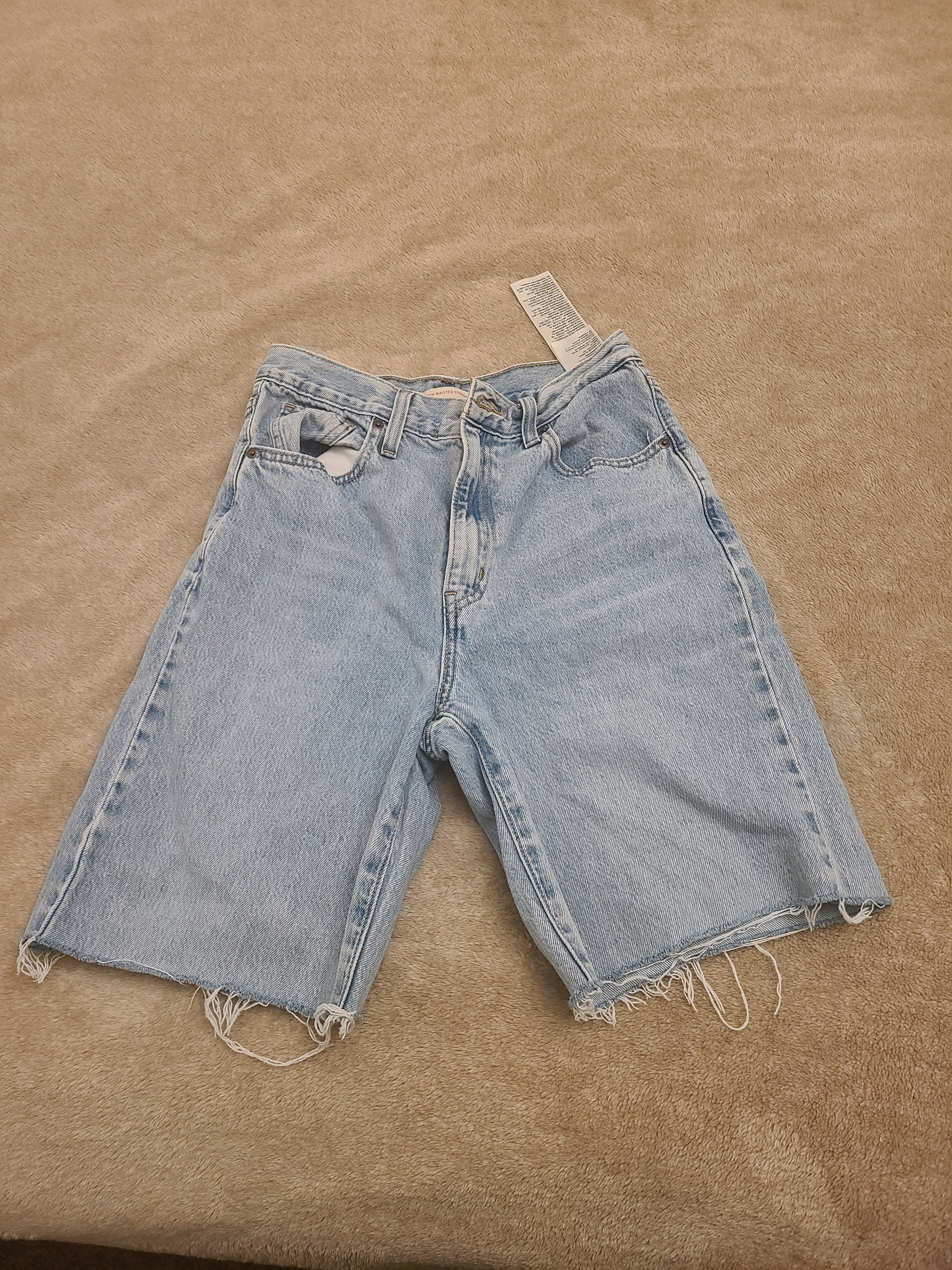 Levi's Light Blue Denim Cutoff Women's Shorts